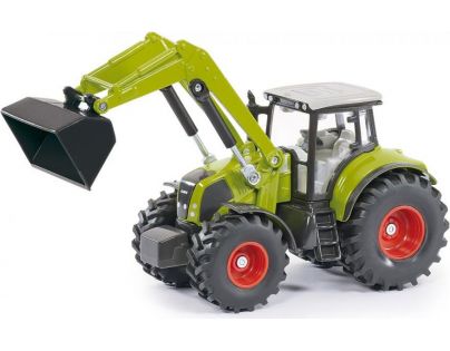 Siku Blister Traktor Claas s predným nakladačom zelený