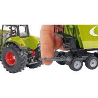 Siku Blister Traktor Claas s predným nakladačom zelený 5