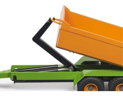 Siku Farmer Traktor Fendt s vyklápacím prívesom 1:50