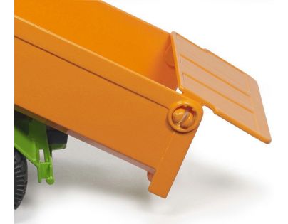 Siku Farmer Traktor Fendt s vyklápacím prívesom 1:50