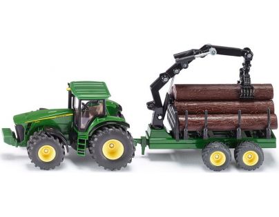 Siku Farmer 1954 Traktor John Deere s lesným prívesom 1:50