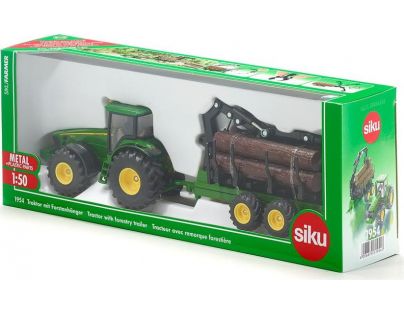 Siku Farmer 1954 Traktor John Deere s lesným prívesom 1:50