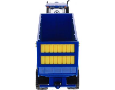 Siku Farmer Traktor New Holland s prívesom Joskin 1:50 modrý