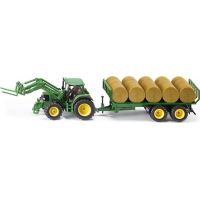 Siku Farmer Traktor s přívěsem na kulaté balíky 1:32 Siku Farmer Traktor s přívěsem na kulaté balíky 1:32