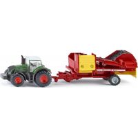 SIKU Farmer Traktor s vlekom na zber zemiakov 1:87 SIKU Farmer Traktor s vlekom na zber zemiakov 1:87