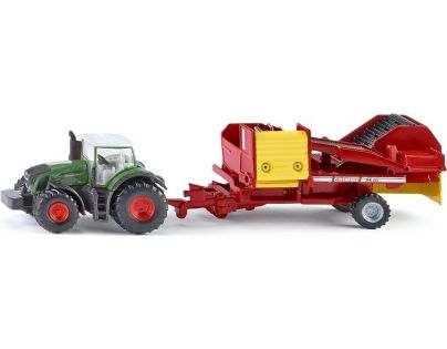 SIKU Farmer Traktor s vlekom na zber zemiakov 1:87