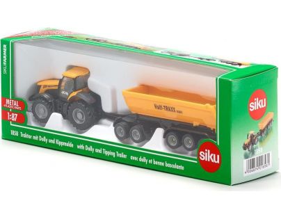 Siku Farmer Traktor so sklápacím prívesom 1:87