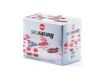 Siku Racing prekážky pre cestnú prevádzku, kužele, pneumatiky v stĺpcoch