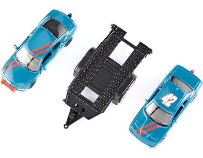 Siku Super Dodge Charger so závodným autom na vleku 1:55