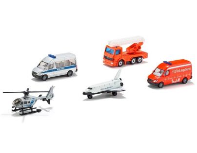 Siku Super 6282 Sada väčších áut + vrtuľník