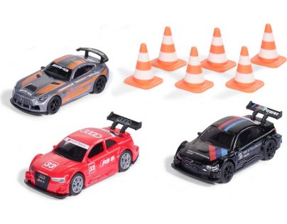 Siku Super Set Pretekárske autá s kužeľmi 3 ks 1:50