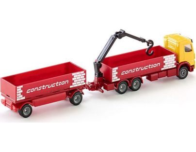 Siku Super Kamión na prepravu stavebných materiálov s prívesom 1:87