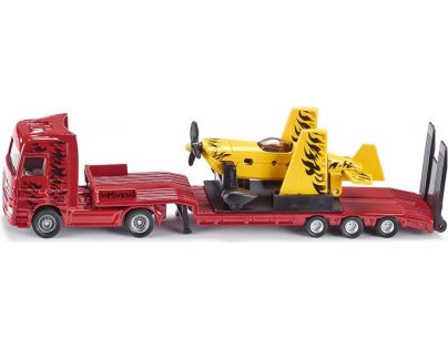 Siku Super Kamión s vlekom a športovým lietadlom 1:87