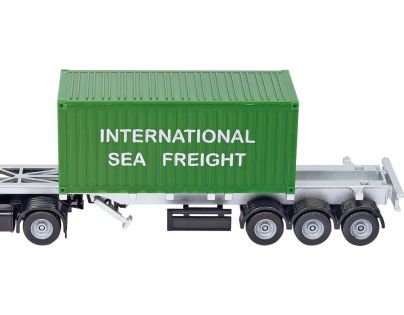 Siku Super LKW kamión Mercedes Actros s 2 kontajnery 1:50
