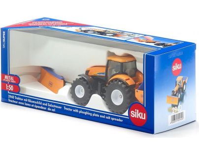 Siku Super Traktor s prednou radlicou a sypačom soli 1:50