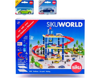 Siku World Garáž s 2 autami