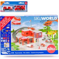 Siku World Požiarna stanica s hasičskými autami