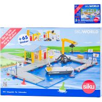 Siku World Nakladací prístav s mólom a člnom