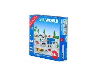 Siku World garáže a parkovisko a autíčkom
