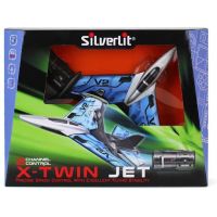 Silverit RC letadlo X-Twin Jet Modrá 2