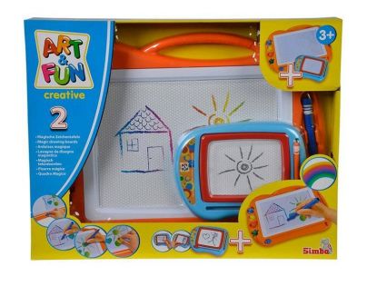 Simba Art & Fun Kreslící tabulka + 1 malá tabulka na malovaní - Poškozený obal