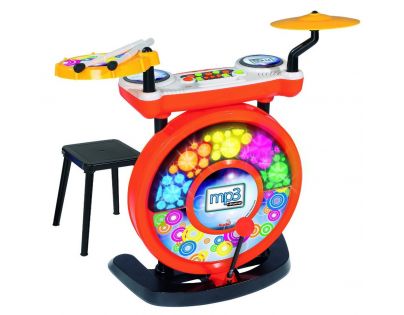 Simba S 6831198 - Elektronické bubny se stoličkou, vstup pro MP3