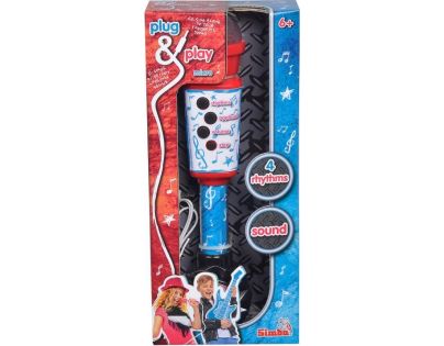 Simba Elektronický mikrofón 28 cm so vstupom pre MP3