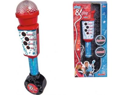 Simba Elektronický mikrofón 28 cm so vstupom pre MP3