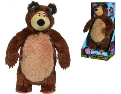 Simba Máša a medveď Medveď Miško Shake & Sound 43 cm