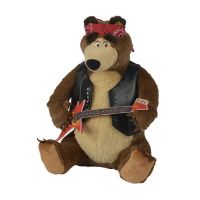 Simba Máša a medvěd Plyšový Medvěd rocker hrající 30 cm Simba Máša a medvěd Plyšový Medvěd rocker hrající 30 cm