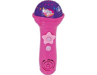 Simba My Music World Růžový mikrofon se stojanem pro MP3