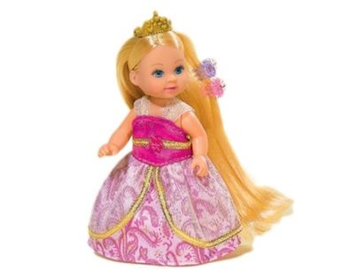 Simba Panenka Evička Rapunzel s extra dlouhými vlasy Blondýnka-zlatá korunka
