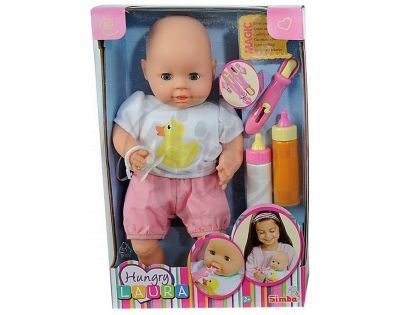 Simba Panenka Laura 38 cm - Růžová