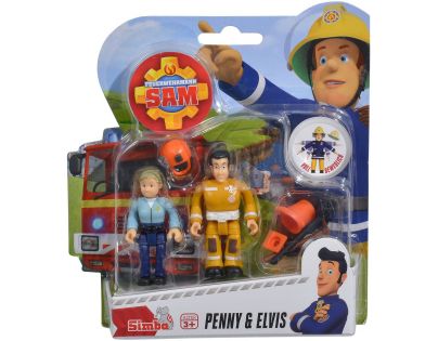 Simba Požiarnik Sam Figúrky 2 ks Penny a Elvis