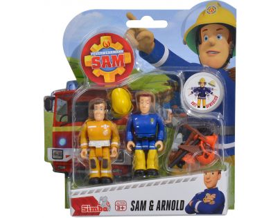 Simba Požiarnik Sam Figúrky 2 ks s prísl. Sam a Arnold