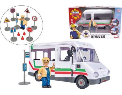 Simba Požiarnik Sam Trevorov autobus 21 cm