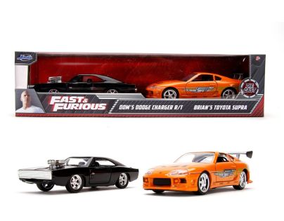 Simba Rýchlo a zbesilo Twin Pack Toyota Supra a Dodge Charger 1:32