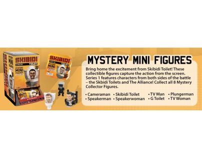 Skibidi Toilet minifigúrky Mystery - Poškodený obal
