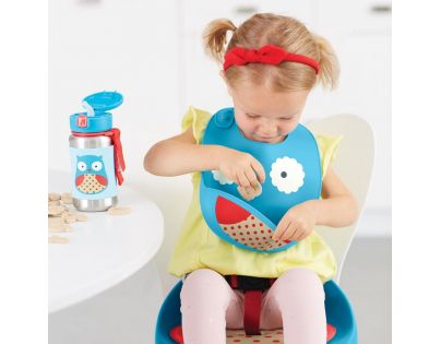Skip Hop Zoo Bryndák silikonový Sovička