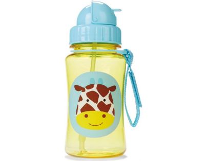 Skip Hop Zoo Hrnček so slamkou bez PVC a BPA Žirafa