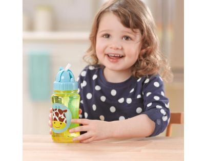 Skip Hop Zoo Hrnček so slamkou bez PVC a BPA Žirafa