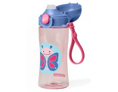 Skip Hop Zoo Fľaša športová s uzáverom Motýlik