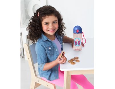 Skip Hop Zoo Fľaša športová s uzáverom Motýlik