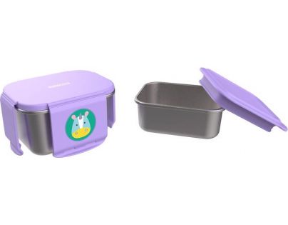 Skip Hop Zoo misky nerez Obedár 2 ks Jednorožec - Poškodený obal
