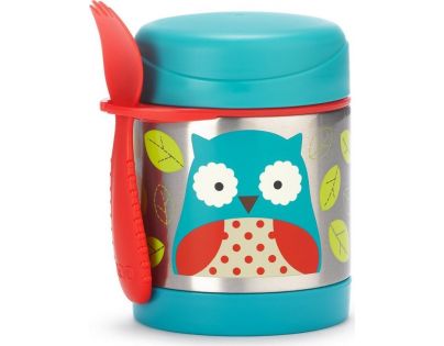Skip Hop Zoo Termoska na jedlo s vidličkou Sovička