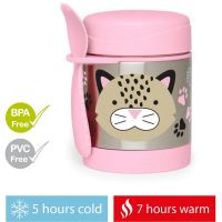 Skip Hop Zoo Termoska na jedlo s lyžičko vidličkou Leopard 325ml Skip Hop Zoo Termoska na jedlo s lyžičko vidličkou Leopard 325ml