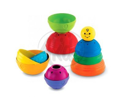 Fisher Price K7166 - Aktivní skládačka s rolničkou