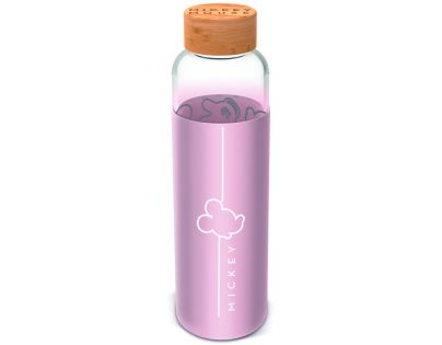 Stor Mickey Sklenená fľaša s návlekom 585 ml