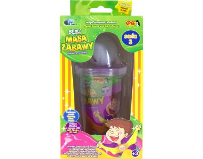 Slimy S3 sliz so svietiacou guličkou fialový