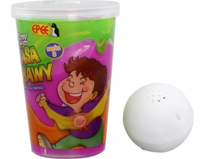 Slimy S3 sliz so svietiacou guličkou fialový